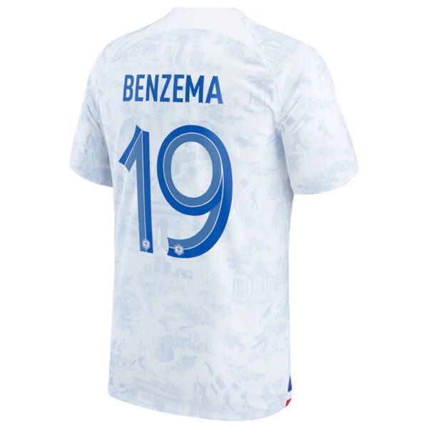 MAILLOT FRANCE EXTERIEUR BENZEMA 2022-2023