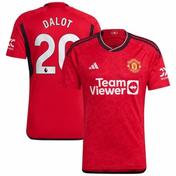 MAILLOT MANCHESTER UNITED DOMICILE DALOT 2023-2024