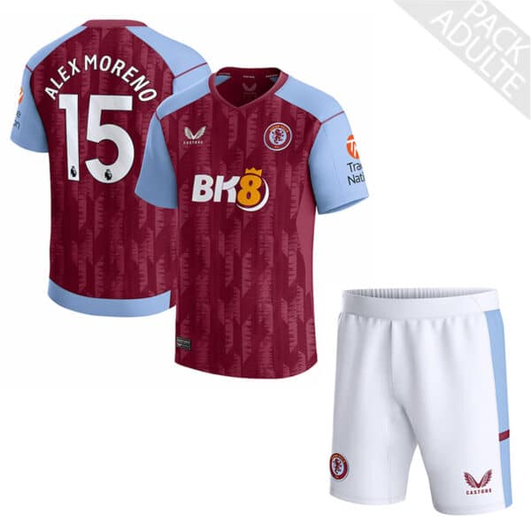 PACK ASTON VILLA DOMICILE ALEX MORENO SAISON 2023-2024