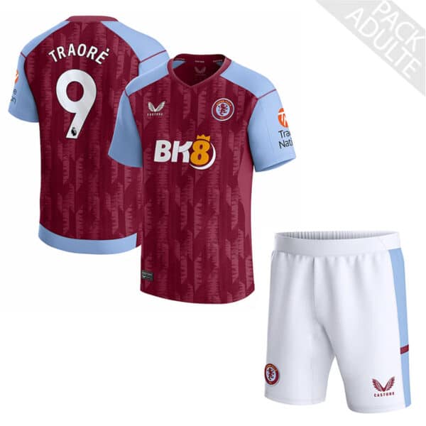 PACK ASTON VILLA DOMICILE TRAORE 2023-2024