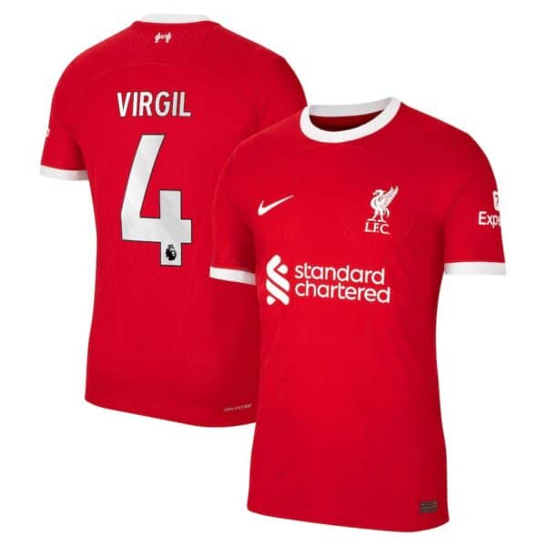 MAILLOT LIVERPOOL DOMICILE VIRGIL VAN DIJK VERSION VAPOR MATCH 2023-2024