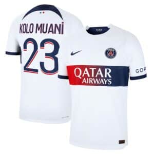 MAILLOT PSG EXTERIEUR KOLO MUANI VERSION VAPOR MATCH 2023-2024