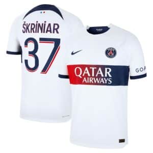 MAILLOT PSG EXTERIEUR SKRINIAR VERSION VAPOR MATCH 2023-2024