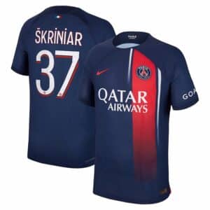 MAILLOT PSG DOMICILE SKRINIAR VERSION VAPOR MATCH 2023-2024