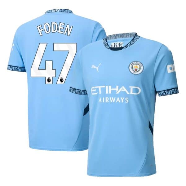 MAILLOT MANCHESTER CITY DOMICILE FODEN SAISON 2024-2025