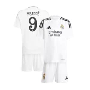 PACK JUNIOR REAL MADRID DOMICILE MBAPPE SAISON 2024-2025