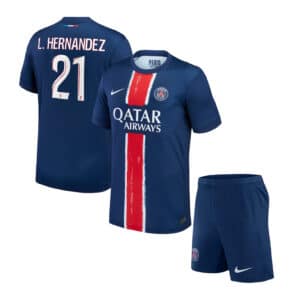 PACK JUNIOR PSG DOMICILE LUCAS HERNANDEZ SAISON 2024-2025