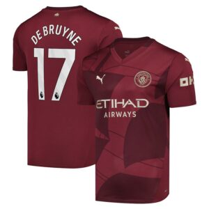 MAILLOT MANCHESTER CITY THIRD DE BRUYNE SAISON 2024-2025