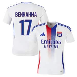 MAILLOT OLYMPIQUE LYONNAIS DOMICILE BENRAHMA SAISON 2024-2025