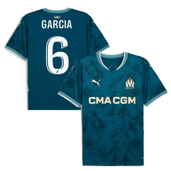 MAILLOT OLYMPIQUE DE MARSEILLE EXTERIEUR GARCIA 2024-2025