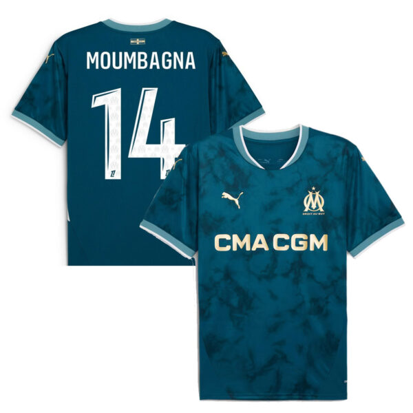 MAILLOT OLYMPIQUE DE MARSEILLE EXTERIEUR MOUMBAGNA 2024-2025