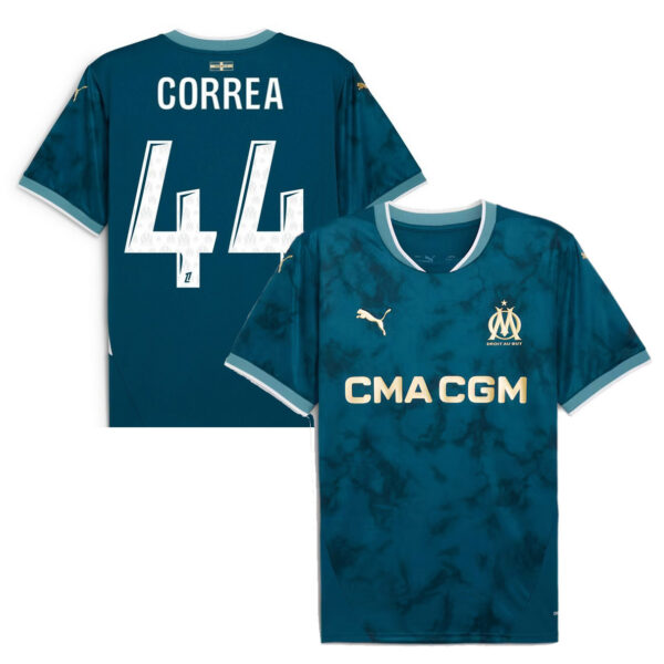 MAILLOT OLYMPIQUE DE MARSEILLE EXTERIEUR CORREA SAISON 2024-2025