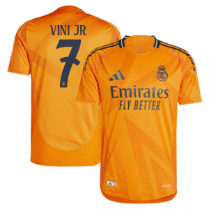 MAILLOT REAL MADRID EXTERIEUR VINICIUS VERSION AUTHENTIC SAISON 2024-2025