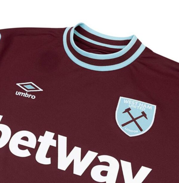 MAILLOT WEST HAM DOMICILE SAISON 2024-2025